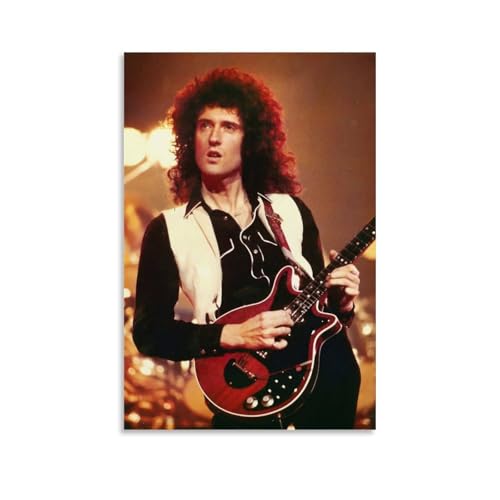 WJYCHEND Brian May Sänger-Albumcover, Musikserie, Leinwandposter, Wandkunst, dekoratives Gemälde, Poster, 30 x 45 cm, ungerahmter Stil WJYCHEND Brian May Sänger-Albumcover, Musikserie, Leinwandposter, Wandkunst, dekoratives Gemälde, Poster, 30 x 45 cm, ungerahmter Stil von WJYCHEND