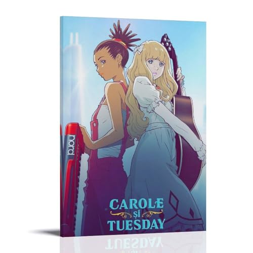 WJYCHEND Carole & Tuesday Klassische Anime-Serie, Leinwand-Poster, Wandkunst, dekoratives Gemälde, Schlafzimmer, 50 x 75 cm, Rahmenstil WJYCHEND Carole & Tuesday Klassische Anime-Serie, Leinwand-Poster, Wandkunst, dekoratives Gemälde, Schlafzimmer, 50 x 75 cm, Rahmenstil von WJYCHEND