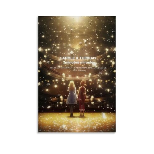 WJYCHEND Carole & Tuesday Klassische Anime-Serie, Leinwand-Poster, Wandkunst, dekoratives Gemälde, Schlafzimmer, 60 x 90 cm, ungerahmter Stil WJYCHEND Carole & Tuesday Klassische Anime-Serie, Leinwand-Poster, Wandkunst, dekoratives Gemälde, Schlafzimmer, 60 x 90 cm, ungerahmter Stil von WJYCHEND