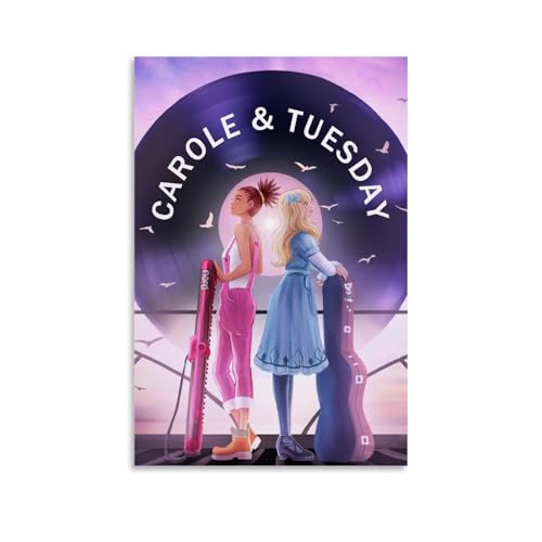 WJYCHEND Carole & Tuesday Klassische Anime-Serie, Leinwand-Poster, Wandkunst, dekoratives Gemälde, Schlafzimmer, 60 x 90 cm, ungerahmter Stil WJYCHEND Carole & Tuesday Klassische Anime-Serie, Leinwand-Poster, Wandkunst, dekoratives Gemälde, Schlafzimmer, 60 x 90 cm, ungerahmter Stil von WJYCHEND
