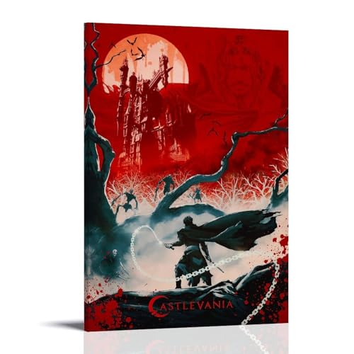 WJYCHEND Castlevania Klassische Anime-Serie, Leinwand-Poster, Wandkunst, dekoratives Gemälde, Schlafzimmer, 50 x 75 cm, Rahmenstil WJYCHEND Castlevania Klassische Anime-Serie, Leinwand-Poster, Wandkunst, dekoratives Gemälde, Schlafzimmer, 50 x 75 cm, Rahmenstil von WJYCHEND