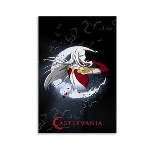 WJYCHEND Castlevania Klassische Anime-Serie, Leinwand-Poster, Wandkunst, dekoratives Gemälde, Schlafzimmer, 60 x 90 cm, ungerahmter Stil WJYCHEND Castlevania Klassische Anime-Serie, Leinwand-Poster, Wandkunst, dekoratives Gemälde, Schlafzimmer, 60 x 90 cm, ungerahmter Stil von WJYCHEND