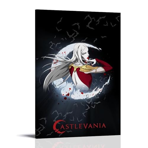 WJYCHEND Castlevania Klassische Anime-Serie, Leinwand-Poster, Wandkunst, dekoratives Gemälde, Schlafzimmer, Gemälde, Poster, 30 x 45 cm, Rahmenstil WJYCHEND Castlevania Klassische Anime-Serie, Leinwand-Poster, Wandkunst, dekoratives Gemälde, Schlafzimmer, Gemälde, Poster, 30 x 45 cm, Rahmenstil von WJYCHEND
