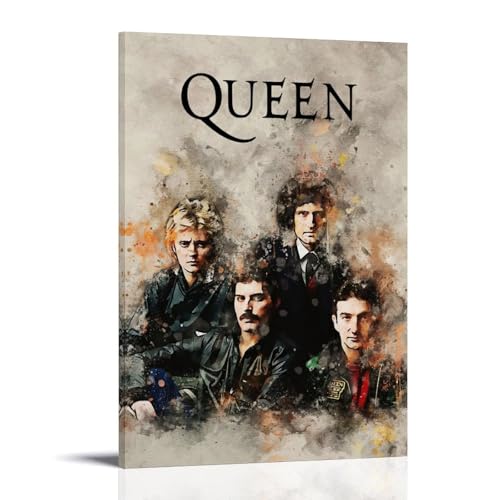 WJYCHEND Leinwandposter, Motiv: Queen Sänger, Albumcover, Musikserie, Wandkunst, dekoratives Gemälde, Schlafzimmer, Gemälde, Poster, 40 x 60 cm, Rahmenstil WJYCHEND Leinwandposter, Motiv: Queen Sänger, Albumcover, Musikserie, Wandkunst, dekoratives Gemälde, Schlafzimmer, Gemälde, Poster, 40 x 60 cm, Rahmenstil von WJYCHEND