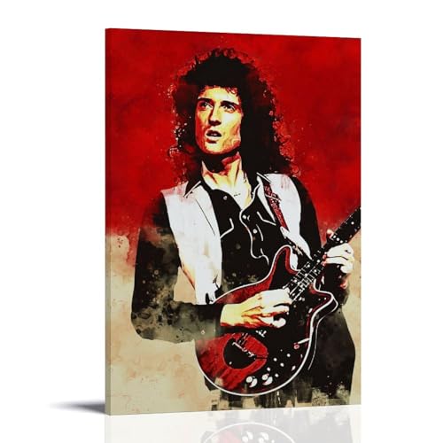 WJYCHEND Leinwandposter Brian May Sänger Albumcover Musikserie Leinwandposter Wandkunst dekoratives Gemälde Schlafzimmer Gemälde Poster 30 x 45 cm Rahmenstil WJYCHEND Leinwandposter Brian May Sänger Albumcover Musikserie Leinwandposter Wandkunst dekoratives Gemälde Schlafzimmer Gemälde Poster 30 x 45 cm Rahmenstil von WJYCHEND