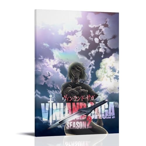 WJYCHEND Vinland Saga Klassische Anime-Serie, Leinwand-Poster, Wandkunst, dekoratives Gemälde, Schlafzimmer, 30 x 45 cm, Rahmenstil WJYCHEND Vinland Saga Klassische Anime-Serie, Leinwand-Poster, Wandkunst, dekoratives Gemälde, Schlafzimmer, 30 x 45 cm, Rahmenstil von WJYCHEND