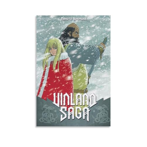 WJYCHEND Vinland Saga Klassische Anime-Serie, Leinwand-Poster, Wandkunst, dekoratives Gemälde, Schlafzimmer, 50 x 75 cm, ungerahmter Stil WJYCHEND Vinland Saga Klassische Anime-Serie, Leinwand-Poster, Wandkunst, dekoratives Gemälde, Schlafzimmer, 50 x 75 cm, ungerahmter Stil von WJYCHEND