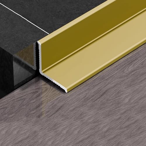 90 Cm Lange Wandabschlussleiste Aus Aluminiumlegierung, 3 Stück Kantenschutz Für Innenecken An Decken, Robuste Wandeckenschutzprofile Mit Klaren Linien(Matte Orange Gold,30x30mm) von WJYWX