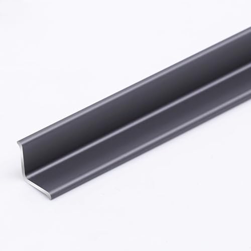 90 Cm Selbstklebender Aluminium-Winkelstreifen, 3 Stück Innen- Und Außeneckleisten Sockelleistenverkleidung Starre Winkelabdeckung Leisten Für Jeden Raum(Gentleman Gray,30x30mm) von WJYWX
