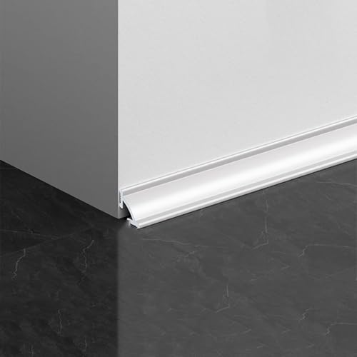 Aluminiumlegierung Wandabschlussleiste, 90 Cm * 3 Stück Kantenleiste Innen- Und Außeneckleiste Für Nahtlose Verarbeitung Einfach Anzubringen(White,30mmx0.9m) von WJYWX