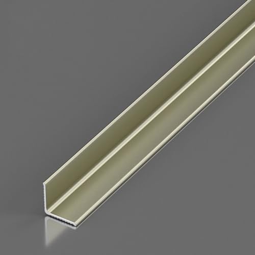 Aluminiumlegierung-Wandabschlussleiste, Für Wand- Und Deckenecken, 90 Cm * 3 Stück, Kantenleiste Für Innen- Und Außenecken, Für Nahtlose Verarbeitung(Matte champagne,12x12mm) von WJYWX