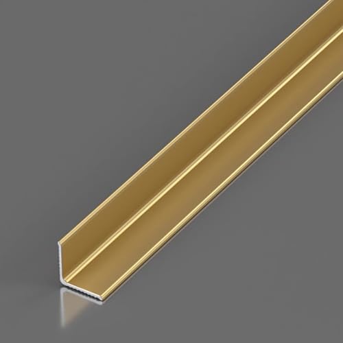 Aluminiumlegierung-Wandabschlussleiste, Für Wand- Und Deckenecken, 90 Cm * 3 Stück, Kantenleiste Für Innen- Und Außenecken, Für Nahtlose Verarbeitung(Weifa gold,8x8mm) von WJYWX