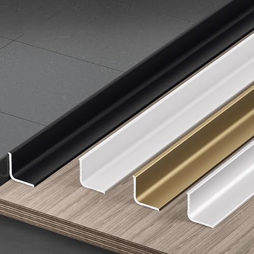Dekoratives Eckprofil Aus Aluminiumlegierung, Inneneckenschutz, 90 Cm Länge (3 Stück), Wandanschlussprofil Für Den Innenbereich(Porcelain white,10x20mm) von WJYWX