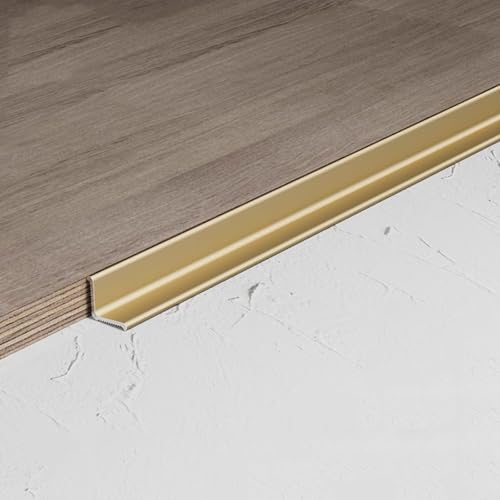 Eckleisten, Wandabschlussleisten Aus Aluminiumlegierung, 3 Stück À 90 Cm Für Saubere, Nahtlose Abschlüsse In Jedem Raum – Einfach Anzubringen(Matte blue gold,30x30mm) von WJYWX