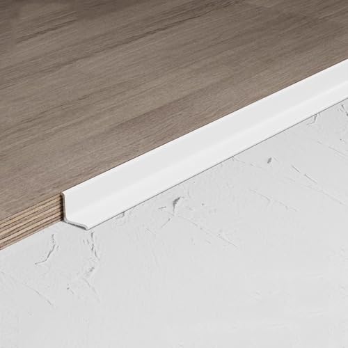 Eckleisten, Wandabschlussleisten Aus Aluminiumlegierung, 3 Stück À 90 Cm Für Saubere, Nahtlose Abschlüsse In Jedem Raum – Einfach Anzubringen(White,10x10mm) von WJYWX