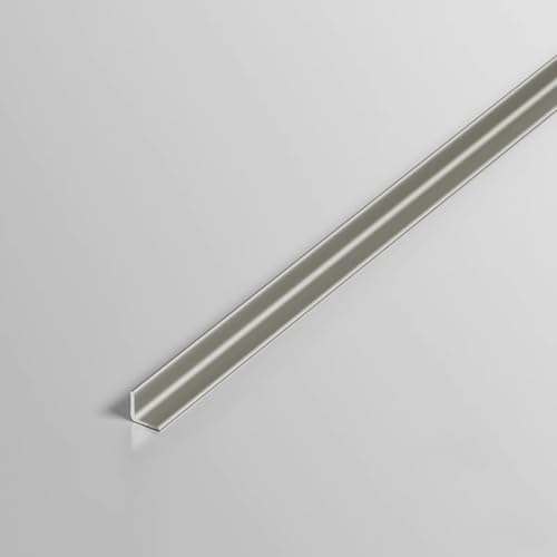 Eckleisten-Kantenschutzleiste, Wandabschlussleiste Aus Aluminiumlegierung Für Innen- Und Außenecken, 90 Cm * 3 Stück, Dekorative Kantenschutzleiste(Matte Champagne,20x20mm) von WJYWX