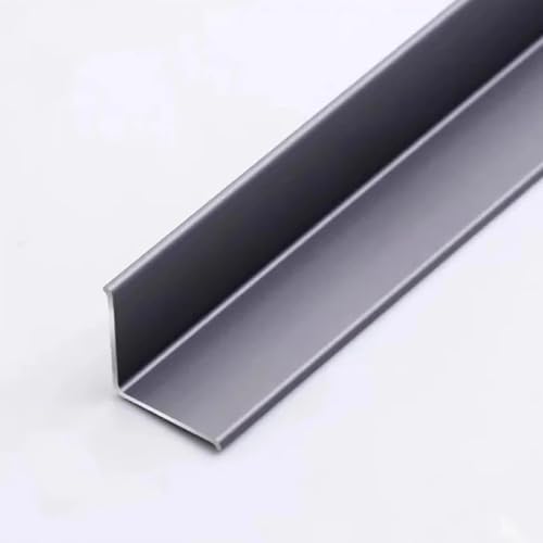 Eckleisten-Kantenschutzstreifen, 90 Cm*3 Stück Wandabschlussstreifen Aus Aluminiumlegierung Für Saubere, Nahtlose Oberflächen In Jedem Raum – Einfach Anzubringen(Matte Iron Gray,10x10mm) von WJYWX