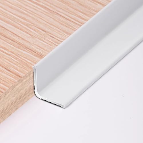 Eckleisten-Kantenschutzstreifen, 90 Cm*3 Stück Wandabschlussstreifen Aus Aluminiumlegierung Für Saubere, Nahtlose Oberflächen In Jedem Raum – Einfach Anzubringen(Porcelain White,15x15mm) von WJYWX