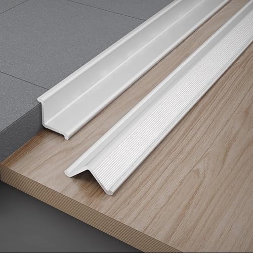 Selbstklebende Aluminium-Winkelstreifen, 3 Stück À 90 Cm, Wandabschlussstreifen Aus Aluminiumlegierung Für Innenecken An Decken, Robuste Wandeckenschutzprofile(Bright silver,10x10mm) von WJYWX