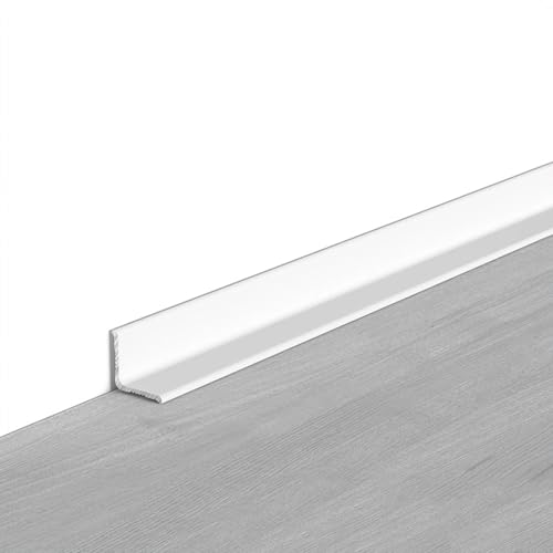 Selbstklebende Aluminium-Winkelstreifen, 90 Cm Eckleisten-Kantenstreifen, 3 Stück Ideal Für Wohnraumgestaltung Und Renovierungen(Porcelain white,15x15mm) von WJYWX