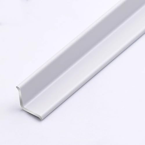 Selbstklebende Inneneckverkleidung Aus Aluminiumlegierung, 90 Cm* 3 Stück Glatte Kanten, Strapazierfähige Oberfläche, Ideal Für Wohnraumgestaltung Und Renovierungen(Porcelain white,20x20mm) von WJYWX