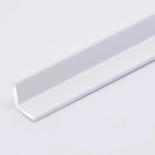 Selbstklebender Aluminium-Winkelstreifen, 90 Cm * 3 Stück, Kantenstreifen Für Innen- Und Außenecken, Für Nahtlose Verarbeitung, Einfach Anzubringen(Enamel White,10x20mm) von WJYWX