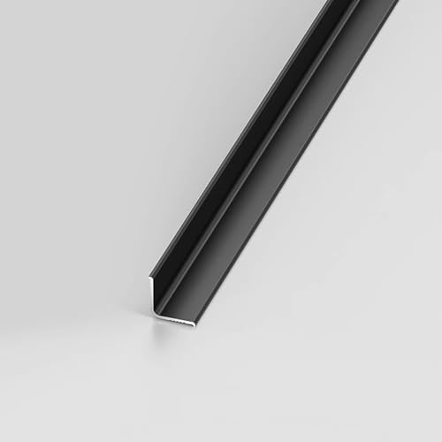 Starre Innen- Und Außeneckleisten, 90 Cm*3 Stück Wandabschlussleisten Aus Aluminiumlegierung Für Saubere, Nahtlose Ecken – Ideal Für Wände, Decken Und Mehr(Black,20x20mm) von WJYWX