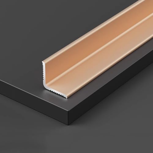 Starre Winkelabdeckung, Für Innen- Und Außenecken 90 Cm * 3 Stück Dekorative Kantenleiste Für Saubere, Nahtlose Oberflächen In Jedem Raum – Einfach Anzubringen(Matte Gold,20x20mm) von WJYWX