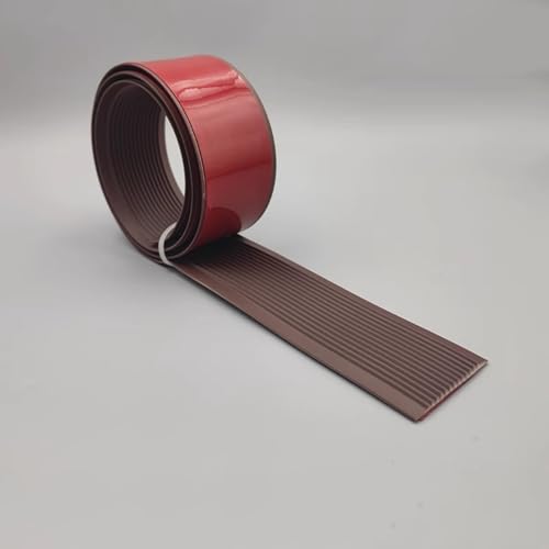 Treppenhaus Anti-Rutsch Streifen, 10m PVC Stufen Druck Streifen Anti-Rutsch Matte Selbstklebend Haushalt Stufe Ecke Schutz Einfassung Streifen Outdoor Wrapping Strip(Coffee,4cmx10m) von WJYWX