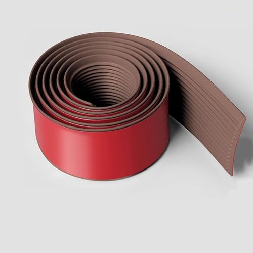 Treppenhaus Anti-Rutsch Streifen, 3m PVC Stufen Druck Streifen Anti-Rutsch Matte Selbstklebend Haushalt Stufe Ecke Schutz Einfassung Streifen Outdoor Wrapping Strip(Coffee,100mmx3m) von WJYWX
