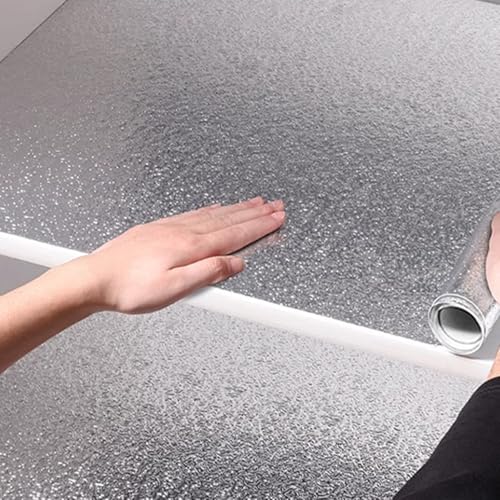 WJYWX 1 Rolle Küche Aufkleber Tapete, Selbstklebende Küche Folie Aufkleber Öl Und Wasserdicht Kochfeld Aufkleber Geeignet Für Schrank Arbeitsplatten Und Schublade Liner Regale(A,60cmx5m) von WJYWX