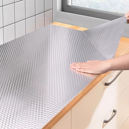 WJYWX 1 Rolle Küche Aufkleber Tapete, Selbstklebende Küche Folie Aufkleber Öl Und Wasserdicht Kochfeld Aufkleber Geeignet Für Schrank Arbeitsplatten Und Schublade Liner Regale(B,80x5m) von WJYWX