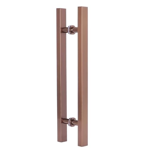 WJYWX Edelstahl Schiebetürgriff, 1 Paar Zuggriffe Länge 500/600/800/1000/1200/1500 Mm, Einseitiger Türgriff Für Laden/Büro/Hotel Armlehne(Rose Gold,1000mm) von WJYWX
