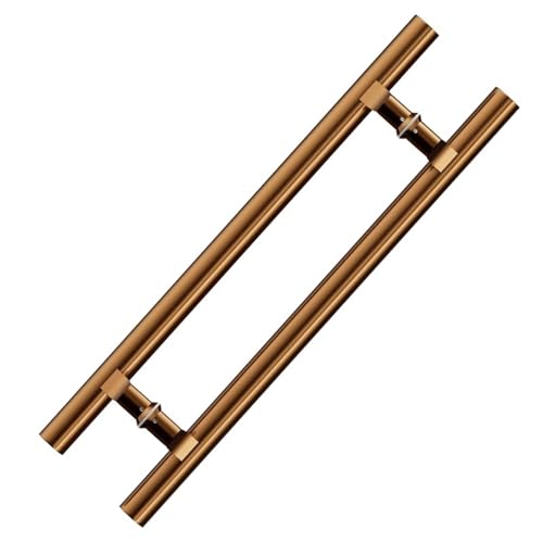 WJYWX Stoßgriff Haustür, 1 Paar Hochleistungs-Edelstahl-Eingangstor Langer Griff Modernes Innen-Außentür-Ziehen Drücken, Für Geschäft/Büro/Hotel Armlehne(Rose gold,1000mm) von WJYWX