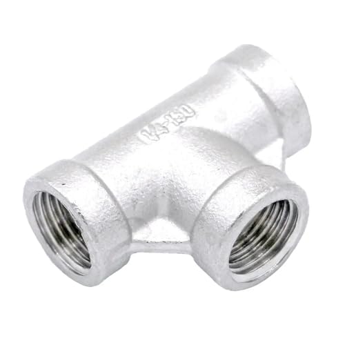 1/4" Equal Female Tee Thread 3 Way 304 Stainless Steel Pipe Fitting Connector Coupling for water air gas 1/4" Equal Female Tee Thread 3 Way 304 Stainless Steel Pipe Fitting Connector Coupling for water air gas von WJZJSVWTAU