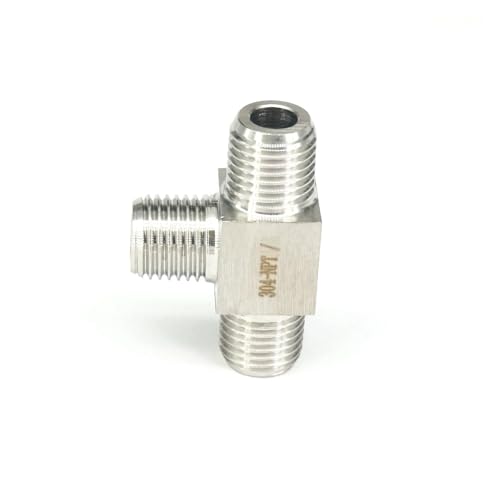 1/8" NPT Male 304 Stainless Steel Tee 3 Way Pipe Fitting Water Gas Oil 1/8" NPT Male 304 Stainless Steel Tee 3 Way Pipe Fitting Water Gas Oil von WJZJSVWTAU