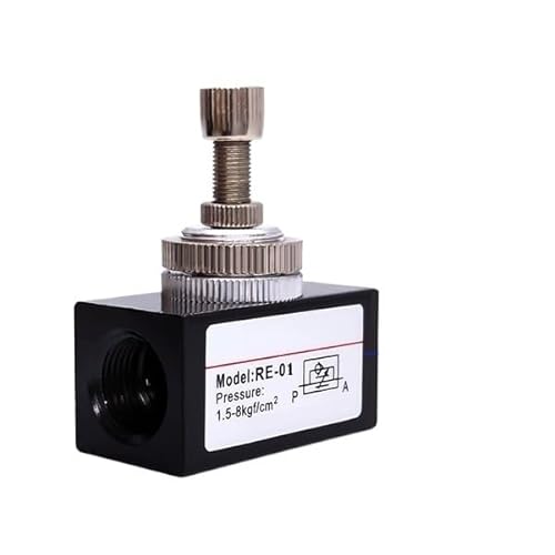 1 pcs 1/8" Throttle Valve RE-01 Pneumatic Speed Regulating Valve Flow Control Valve von WJZJSVWTAU
