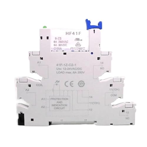 10Pcs 41F-1Z-C2-1 HF41F 5-ZS 5V 6A 1CO Slim/SSR Relay von WJZJSVWTAU
