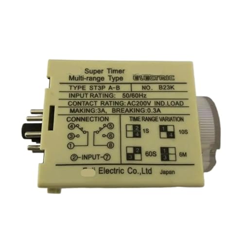 1pc ST3PC-B 110V ST3PC ST3 Time relay Current delay relay von WJZJSVWTAU