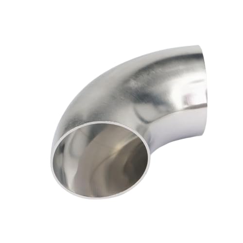 2.5" 63mm O/D 304 Stainless Steel Butt Weld 90 Degree Elbow Bend Pipe Fitting homebew Dairy Product 2.5" 63mm O/D 304 Stainless Steel Butt Weld 90 Degree Elbow Bend Pipe Fitting homebew Dairy Product von WJZJSVWTAU