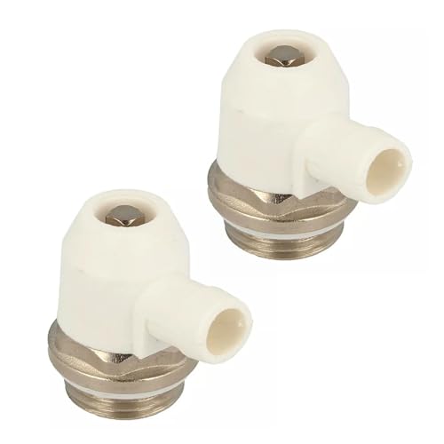 2pcs Radiator Vent Valve With Rotating Nose 1/2'' Self-sealing Exhaust Valve Air Release Valve For Heating Brass von WJZJSVWTAU