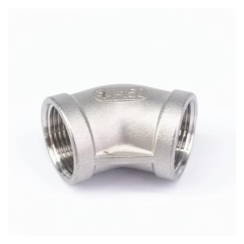 3/4" BSP Female Thread 304 Stainless Steel 45 Degree Elbow Pipe Fitting Connector water oil air 3/4" BSP Female Thread 304 Stainless Steel 45 Degree Elbow Pipe Fitting Connector water oil air von WJZJSVWTAU