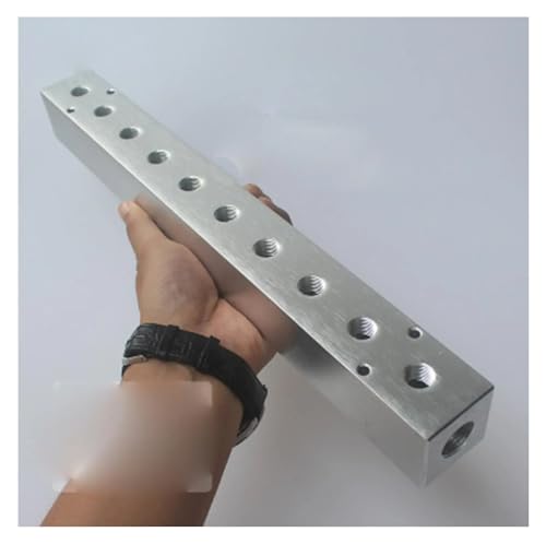 40x40mm G1/2" In G1/4" Out 10 Way Pneumatic Air Solid Aluminum Manifold Block Splitter 40x40mm G1/2" In G1/4" Out 10 Way Pneumatic Air Solid Aluminum Manifold Block Splitter von WJZJSVWTAU