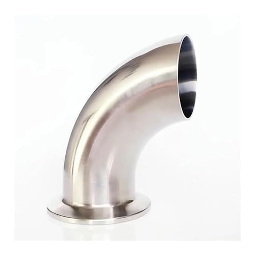 45mm 1-3/4" Pipe OD Butt Weld x 2" Tri Clamp SUS 316L Stainless Steel 90 Degree Elbow Pipe Fitting Home Brew Beer Wine von WJZJSVWTAU