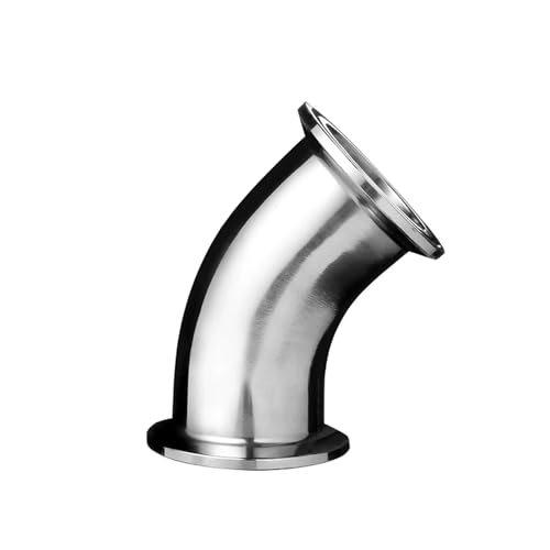 45mm O/D 2" Tri Clamp 304 Stainless Steel Ferrule 45 Degree Elbow Pipe Fittin von WJZJSVWTAU