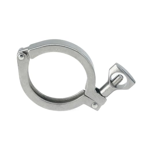 5,1 cm Tri Clamp 64 mm Hülse O/D 304 Edelstahl Klemmen Fitting Clamp von WJZJSVWTAU