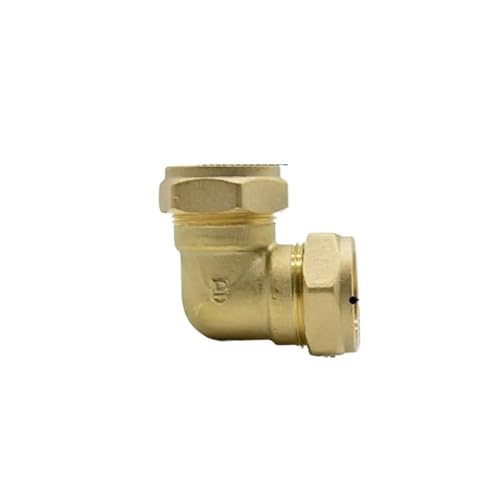 Fit Tube OD 28mm Brass Compression Fitting Union Elbow Connector Water Gas Fuel von WJZJSVWTAU