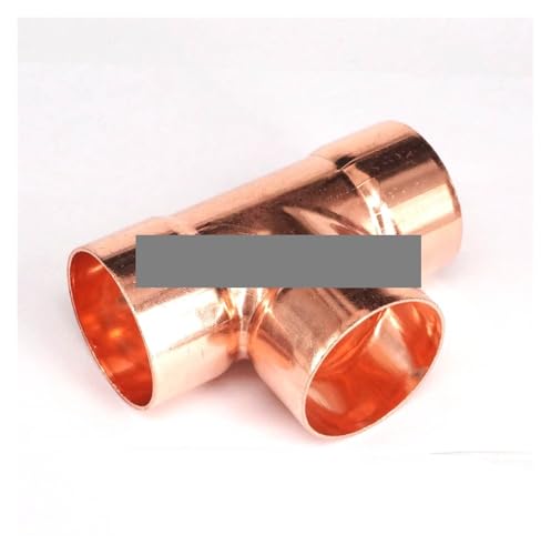 I.D 45 x 1,5 mm Kupferendzufuhr, Euqal T-3-Wege-Rohradapter, Klimaanlage, Kühlwasserbereiter I.D 45 x 1,5 mm Kupferendzufuhr, Euqal T-3-Wege-Rohradapter, Klimaanlage, Kühlwasserbereiter von WJZJSVWTAU