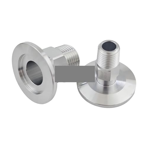 KF16 Vacuum to 1/4" NPT Male Thread 304 Stainless Steel Vacuum Flange Pipe Hex Pipe Fitting KF16 Vacuum to 1/4" NPT Male Thread 304 Stainless Steel Vacuum Flange Pipe Hex Pipe Fitting von WJZJSVWTAU