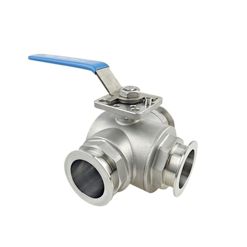 Manual High Vacuum Ball Valve KF16 vacuum three-way ball valve SUS304 Quick Install Vacuum Leak Detected T type flow Manual High Vacuum Ball Valve KF16 vacuum three-way ball valve SUS304 Quick Install Vacuum Leak Detected T type flow von WJZJSVWTAU